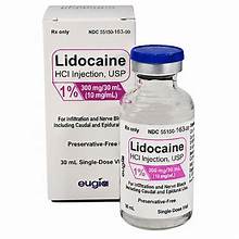 Lidocaine Infiltration & Nerve Block